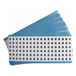 Brady CAB-8-PK cable marker Black, White Vinyl 25 pc(s)