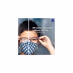 ZEISS AntiFOG Kit, De-Misting Treatment for Glasses & Spectacles, Fog Prevention Set â 2 x 15ml Spray + Cloth (Twin Pack)
