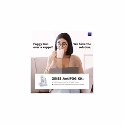 ZEISS AntiFOG Kit, De-Misting Treatment for Glasses & Spectacles, Fog Prevention Set â 2 x 15ml Spray + Cloth (Twin Pack)