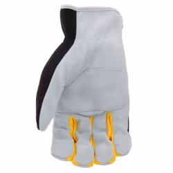 West Chester John Deere JD86020-XL Split Cowhide Palm Gloves - Yellow/