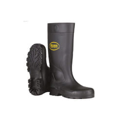 Boss 8074220 16 in. Waterproof Unisex PVC Boots, Black - Size 12 US - Pack of 2
