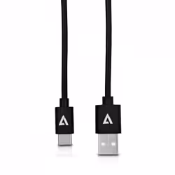 V7 Black USB Cable USB 2.0 A Male to USB-C Male 2m 6.6ft - Additional view 4