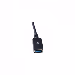 V7 Black USB Cable USB 3.0 A Female to USB-C Male 0.3m 1ft - Additional view 5