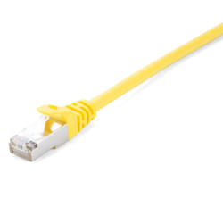 V7 Yellow Cat5e Shielded (STP) Cable RJ45 Male to RJ45 Male 2m 6.6ft