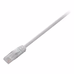 V7 White Cat5e Unshielded (UTP) Cable RJ45 Male to RJ45 Male 2m 6.6ft, 2 m, Cat5e, U/UTP (UTP), RJ-45, RJ-45, White