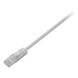 V7 White Cat5e Unshielded (UTP) Cable RJ45 Male to RJ45 Male 2m 6.6ft