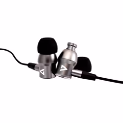 V7 3.5 mm Noise Isolating Stereo Earbuds with In-line Mic, iPad, iPhone, Mp3, iPod, iPad, Tablets, Smartphone, Laptop Computer, Chromebook, PC, Aluminum