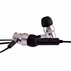 V7 3.5 mm Noise Isolating Stereo Earbuds with In-line Mic, iPad, iPhone, Mp3, iPod, iPad, Tablets, Smartphone, Laptop Computer, Chromebook, PC, Aluminum