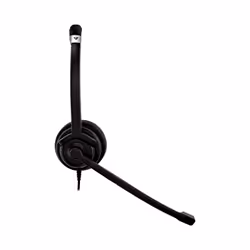 V7 Deluxe Mono Headset, boom mic, Adjustable Headband for PC, Mac, Laptop Computer, Chromebook, Black, 3.5mm connector - Additional view 4