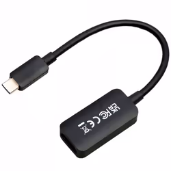 V7 V7USBCHDMI4K60HZ video cable adapter HDMI Type A (Standard) USB Type-C Black - Additional view 7