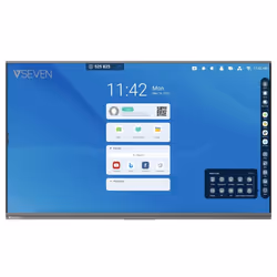 V7 IFP7502-V7PRO, 190.5 cm (75"), 410 cd/m², 1.07 billion colours, 3840 x 2160 pixels, IPS, Direct-LED