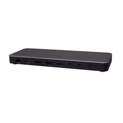 V7 DOCKTB4PT laptop dock/port replicator Wired Thunderbolt 4 Black, Silver - Additional view 4