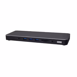 V7 DOCKTB4PT laptop dock/port replicator Wired Thunderbolt 4 Black, Silver - Additional view 5