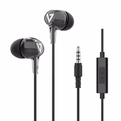 V7 HA220 Earbuds wired Black - Additional view 4