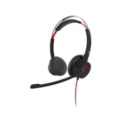 V7 HU621 Premium Headset - Noise Cancellation - ENC Mic - ANC -USB-A/C - Black