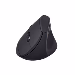 V7 MW500BT Bluetooth Vertical Ergonomic Mouse, Right-hand, Optical, Bluetooth, 1600 DPI, Black