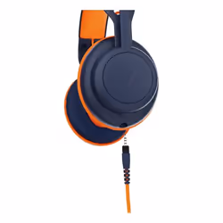 V7 Safe Sound 2 Education Headset - Stereo - Mini-phone (3.5mm) - USB-A - USB-C - Wired - On-ear - Binaural - Circumaural - 1.8 m /6 ft Cable - Inline Controller - Configurable Acoustic Output - Noise Cancelling - Bi-directional Microphone - Adjustable Padded Headband and Ear Cushions - Antimicrobial Construction - Blue and Orange - Additional view 5