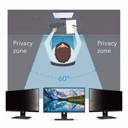 V7 ScreenSentry 31.5" Privacy Filter for Widescreen Monitors - 16:9 Aspect Ratio - Additional view 3