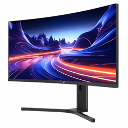 V7 34" Viewable Curved Monitor - WQHD - 3440 x 1440 - Height Adjustable, 86.4 cm (34"), 3440 x 1440 pixels, UltraWide Quad HD ...