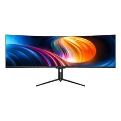 V7 49" USB-C (65W PD) Viewable Curved Monitor - DQHD - 5120 x 1440 - Height Adjustable