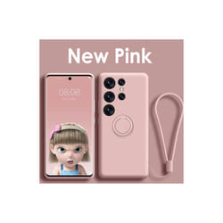 Magnetic Holder Case For Samsung Galaxy S24 S23 S22 S21 S20 FE Note 20 A54 A53 - Pink, S21 Plus