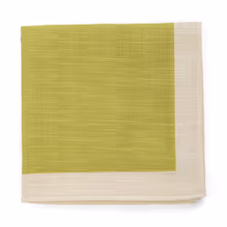 Topdrawer Japanese Handkerchief 100% Cotton Solid Color Chartreuse