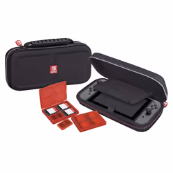 Bigben Interactive Deluxe Travel Case, Set, Nintendo Switch, Black, 340 g, 260 mm, 40 mm