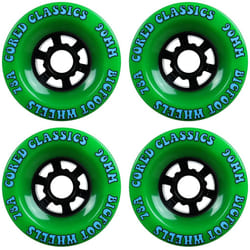 Bigfoot Cored Classics Longboard Wheels Green  90mm