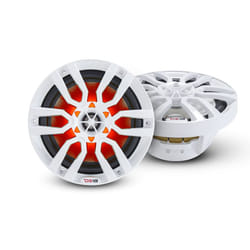 DS18 Hydro NXL-8 - High End Coaxial Speaker Pair - 2-Way Marine Speaker w/Integrated RGB Lights - 375 Watt - 100% UV Stable - Water Resistan