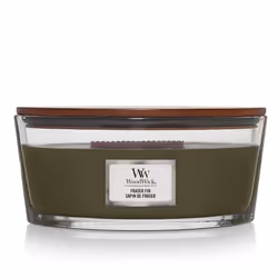 Woodwick Ellipse Scented Candle Frasier Fir Sophisticated 16oz with Dancing Flame | Up to 50 Hours Burn Time great for any ...