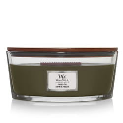 Woodwick Ellipse Scented Candle  Frasier Fir  Sophisticated 16oz with Dancing Flame | Up to 50 Hours Burn Time  great for any home decoration or holid