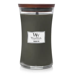 WoodWick Large Hourglass Candle  Fraser Fir - Premium Soy Blend Wax  Pluswick Innovation Wood Wick  Made in USA