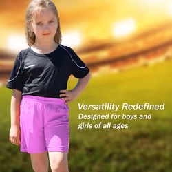 Vizari Kids Dynamo Soccer Shorts | for Boys and Girls (Pink  Youth XL)