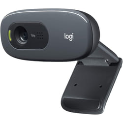 Logitech C270 HD Webcam, HD 720p/30fps, Widescreen HD Video Calling
