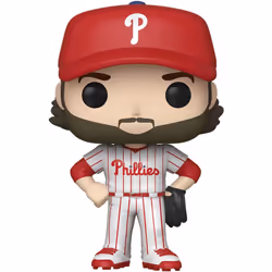 Bryce Harper Philadelphia Phillies White Jersey #34 Pop Sports MLB Action Figure (Bundled with EcoTek Pop Protector to Protect Display Box)