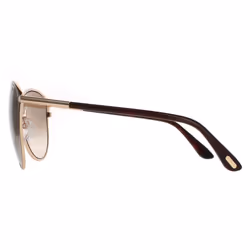 Tom Ford Sunglasses Penelope FT0320 28F Brown Gold with Havana Brown Gradient
