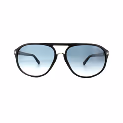 Tom Ford Sunglasses 0447 Jacob 01P Shiny Black Blue Gradient