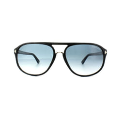 Tom Ford Sunglasses 0447 Jacob 01P Shiny Black Blue Gradient