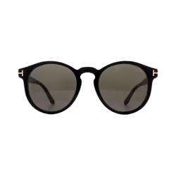Tom Ford Sunglasses Ian 0591 01A Shiny Black Grey Smoke Gradient