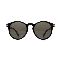 Tom Ford Sunglasses Ian 0591 01A Shiny Black Grey Smoke Gradient