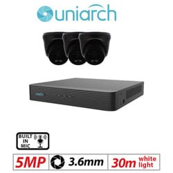 5MP CCTV System 4CH 4K NVR IP POE 5MP CCTV System - 2TB , 3