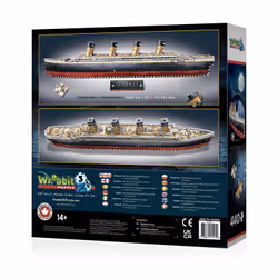 Wrebbit 3D W3D-1014 puzzle 3D puzzle 440 pc(s) Ships - Additional view 4