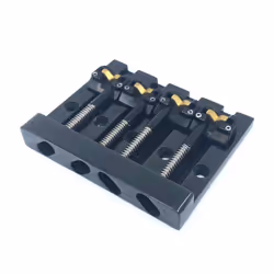 Hipshot KickAss High-mass Bass Bridge for 5-bolt Fender Black