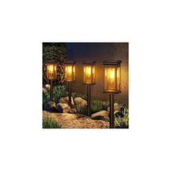 KOOPER Solar Lights Outdoor Garden, 4 Pack Upgraded Garden Lights Solar Powered Waterproof, Auto On/Off Solar Lights Garden Ornaments Outdoor for Yard