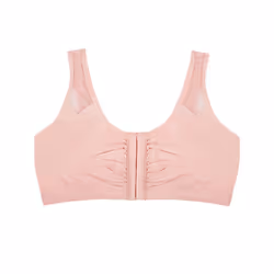 Fruit of the Loom womens Comfort Front Close With Mesh Straps Sports Bra  Blushing Rose  40 US
