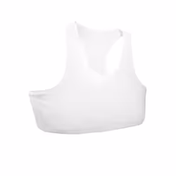 Fruit of the Loom girls Cotton Built-up Stretch Sports Bra  White/White/White  38 US
