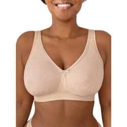 Fruit of the Loom womens Plus Size Wireless cotton Full coverage Bra  Sand  42DDD US