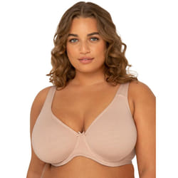 Fruit of the Loom Women's Plus-Size Cotton Unlined Underwire Bra  Sand  42G