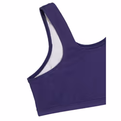 Fruit of the Loom Girls' 6-Pack Cotton Built-up Stretch Sports Bra  Blueberry/Black/Grey/White/Sand/Blush  36