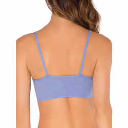 Fruit of the Loom Women's Spaghetti Strap Cotton Pullover Sports Bra  Heather Grey/White/White/Blue Heather 4-Pack  44